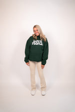 Oversized Green Hoodie lovepeopleapparel