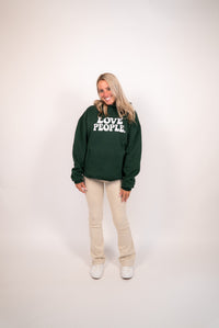 Oversized Green Hoodie lovepeopleapparel