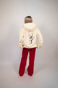 Oversized Beige Hoodie lovepeopleapparel