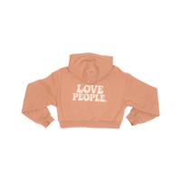 Cropped Rose Gold Hoodie lovepeopleapparel