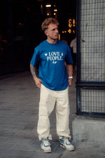 Oversized Blue Tee lovepeopleapparel