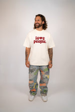 Oversized Beige Tee lovepeopleapparel